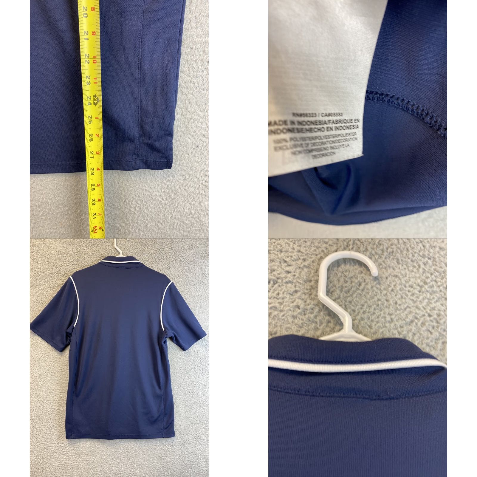 Nike Nike Dri-FIT Polo Shirt Short Sleeve Golf Adult S Blue Mens 92-37 Size US S / EU 44-46 / 1 - 8 Thumbnail