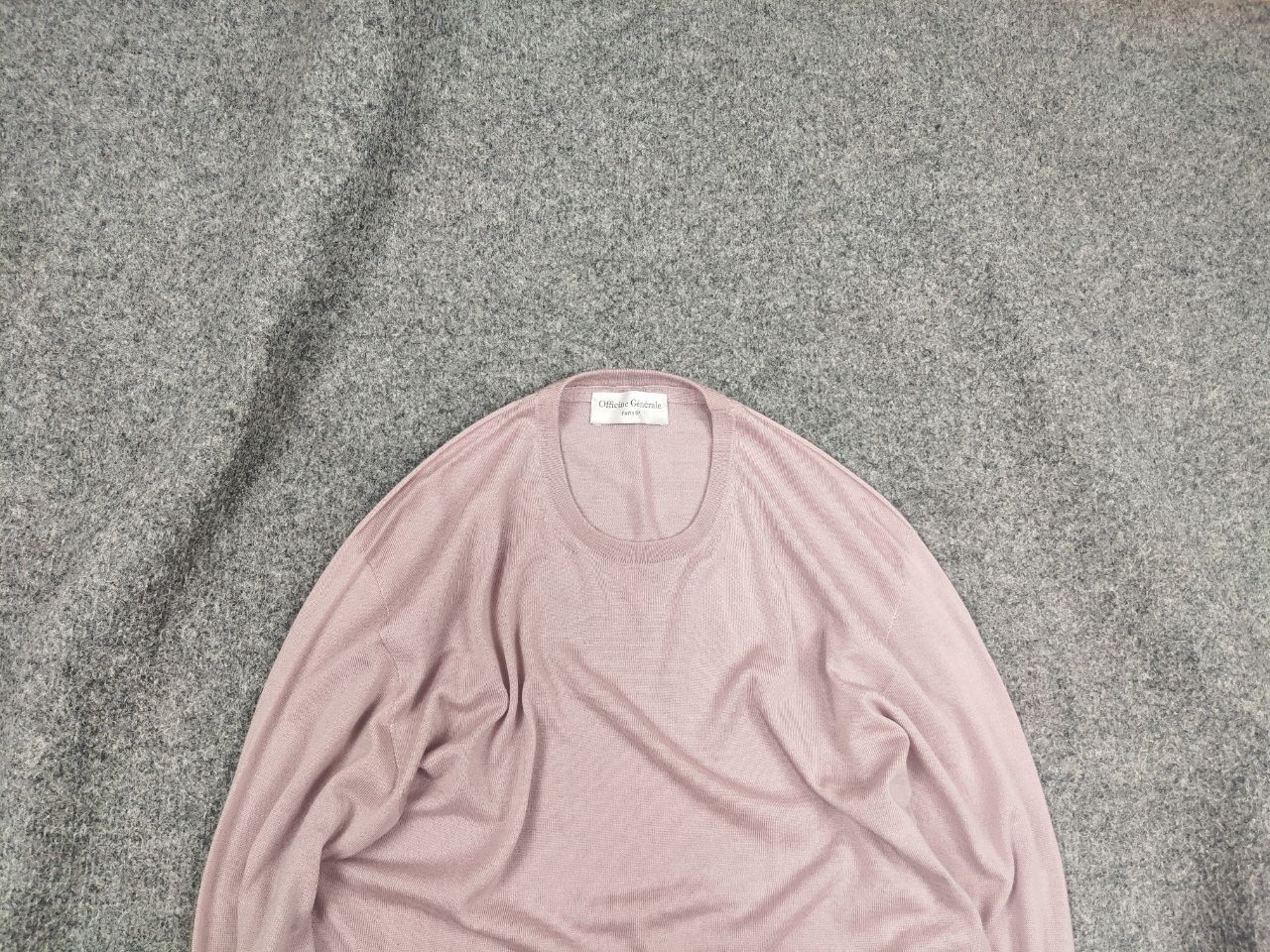 Officine Generale Officine Generale Design Wool Silk nina crew neck Sweater Size US L / EU 52-54 / 3 - 2 Thumbnail