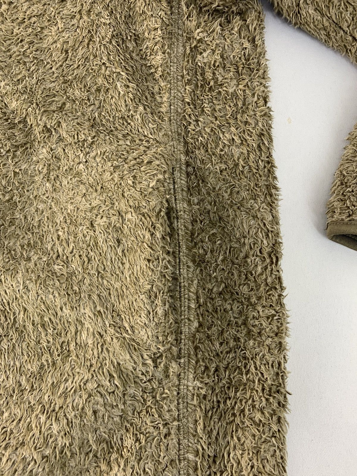 Vintage Japanese Brand Fleece Fluffy Jacket Zip Up Double Pocket Size US L / EU 52-54 / 3 - 4 Thumbnail