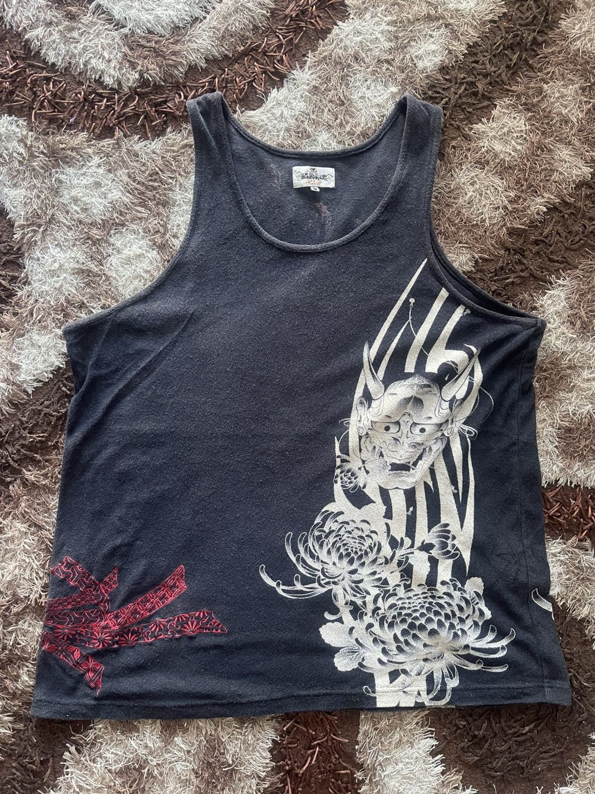 Karakuri Tamashii 🔥HOT🔥VINTAGE KARAKURI TAMASHI SUKAJAN TANK TOPS VERY RARE Size US XXL / EU 58 / 5 - 1 Thumbnail