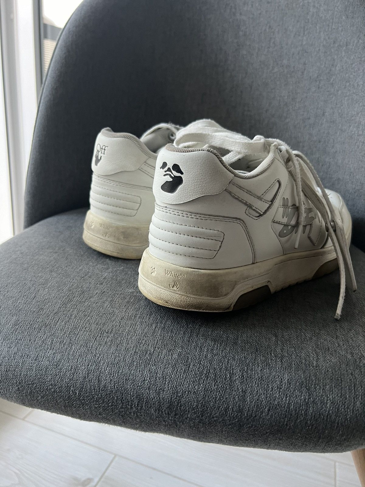 Off-White OFF WHITE Office Sneakers White 42 Size US 9.5 / EU 42-43 - 10 Thumbnail