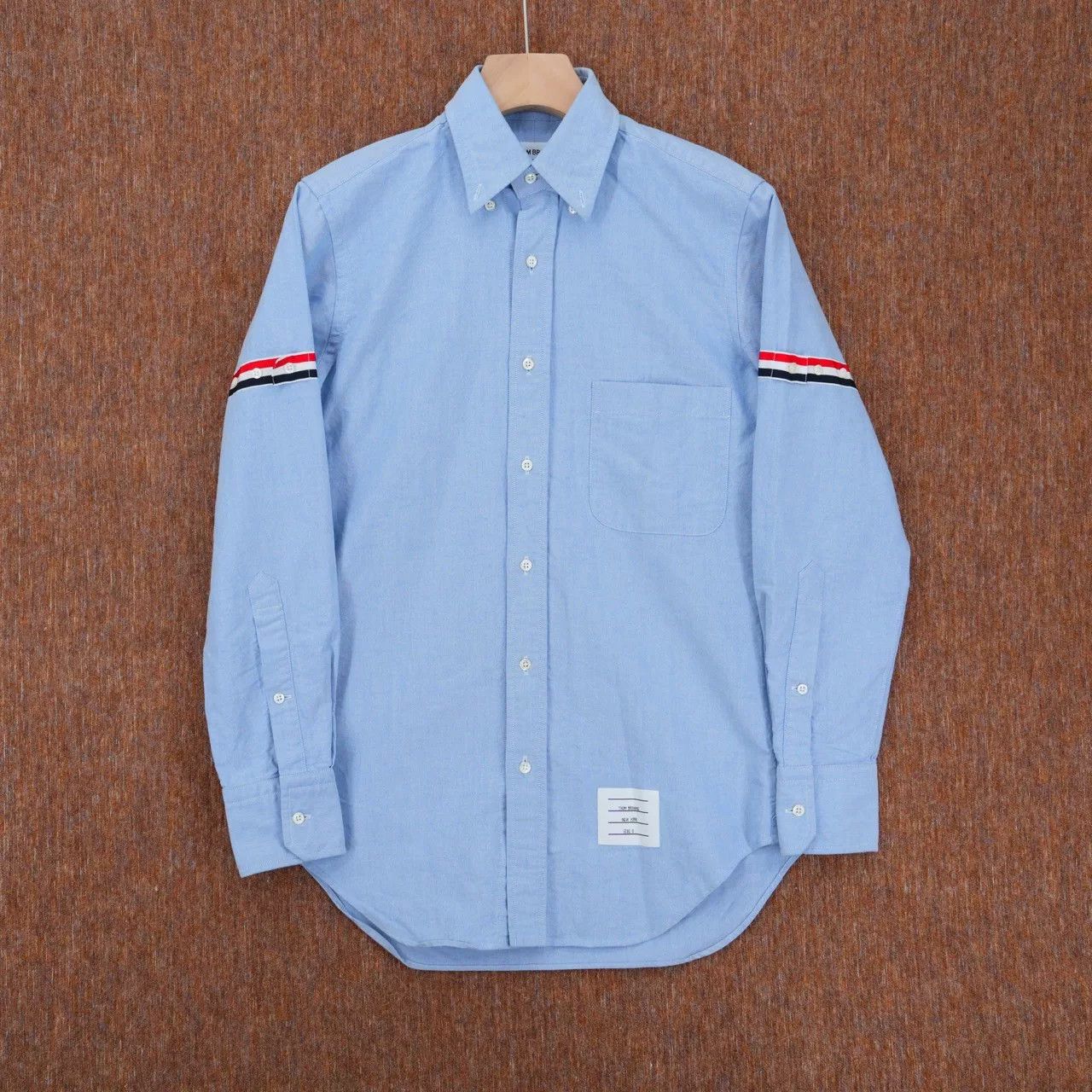 Thom Browne THOM BROWNE Striped Ribbon Shirt Size US XS / EU 42 / 0 - 1 Thumbnail