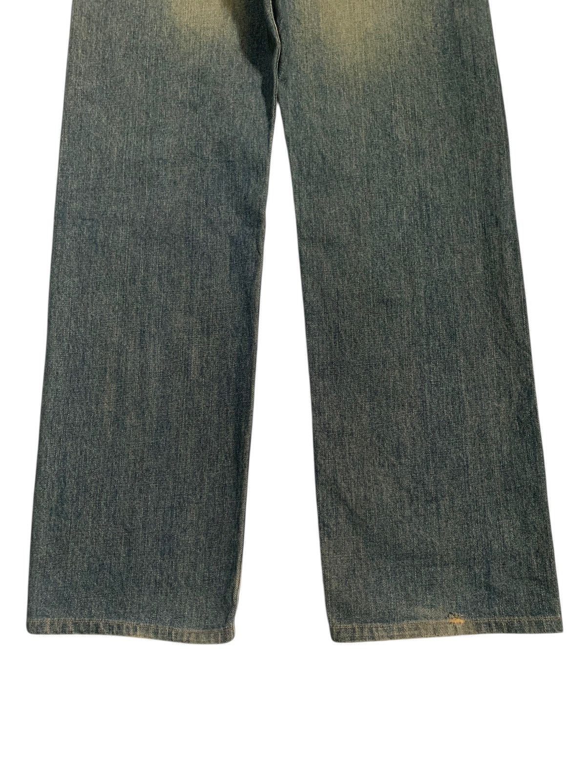 Edwin VINTAGE EDWIN 505X SELVEDGE FADED & RUSTY DISTRESSED DENIM Size US 31 - 10 Thumbnail