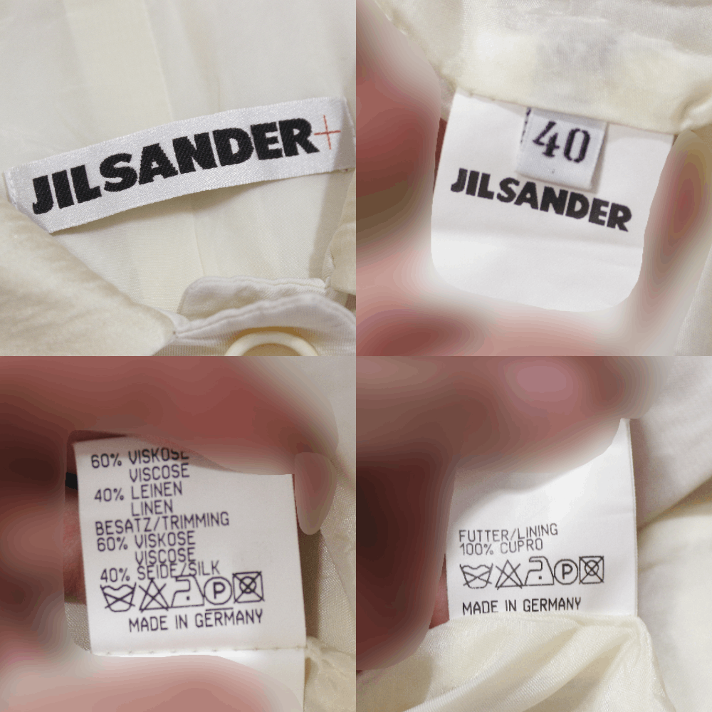 Jil Sander 90S Viscose Linen Jacket Vintage Size S / US 4 / IT 40 - 9 Thumbnail
