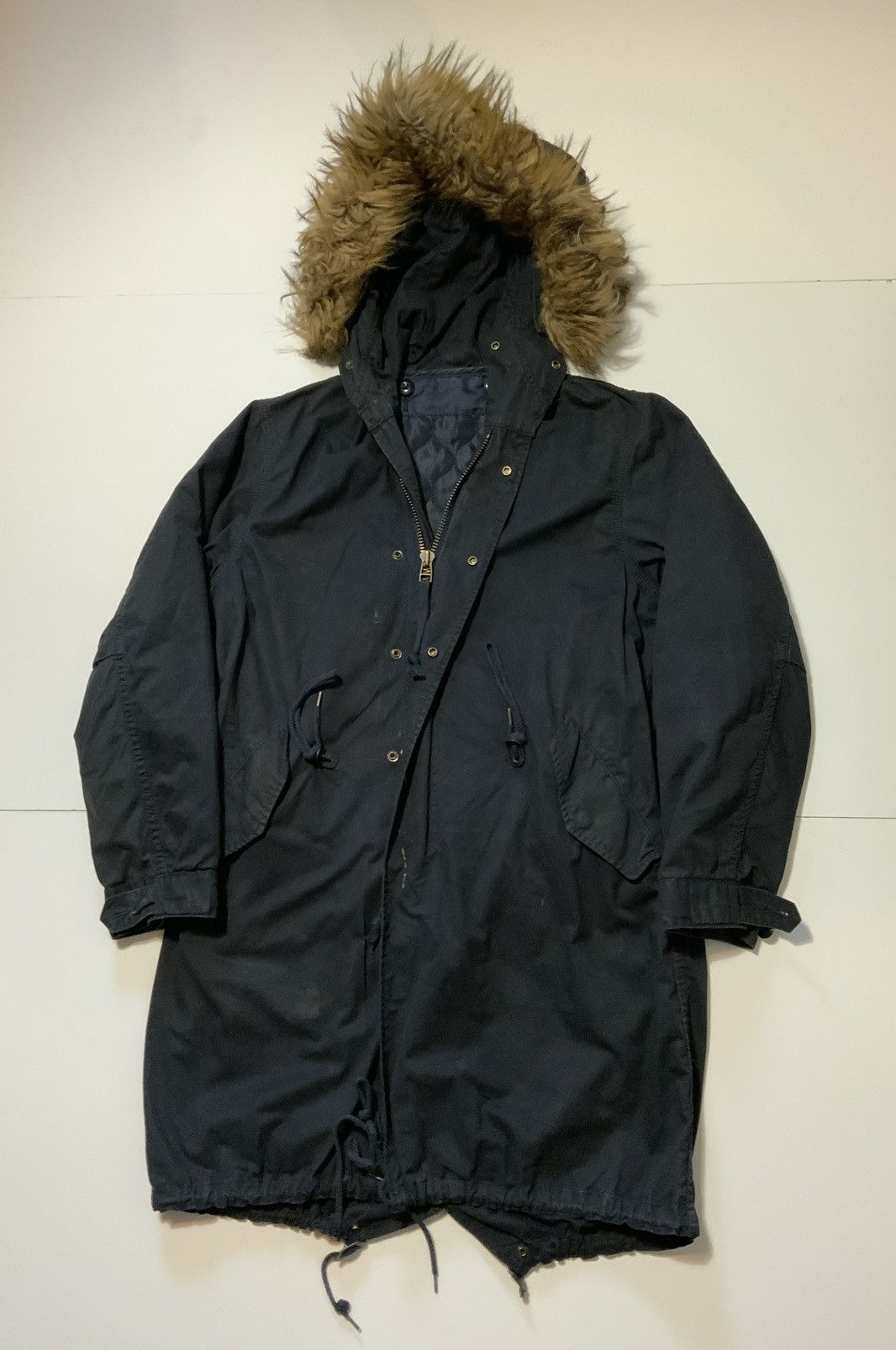Japanese Brand × Vanquish Vanquish Shibuya Tokyo Japan Fur Hood Fishtail Parka Jacket Size US S / EU 44-46 / 1 - 1 Thumbnail