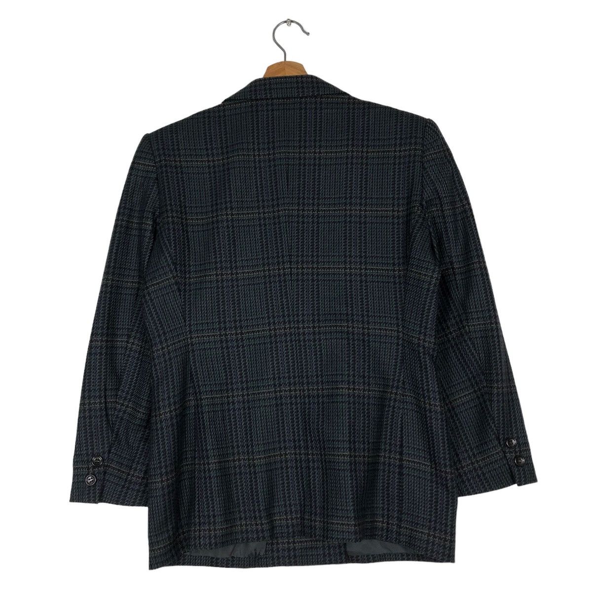 Burberry 🔥Vintage Burberrys Double Breast Coats Jacket Tartan Design Size US M / EU 48-50 / 2 - 8 Thumbnail