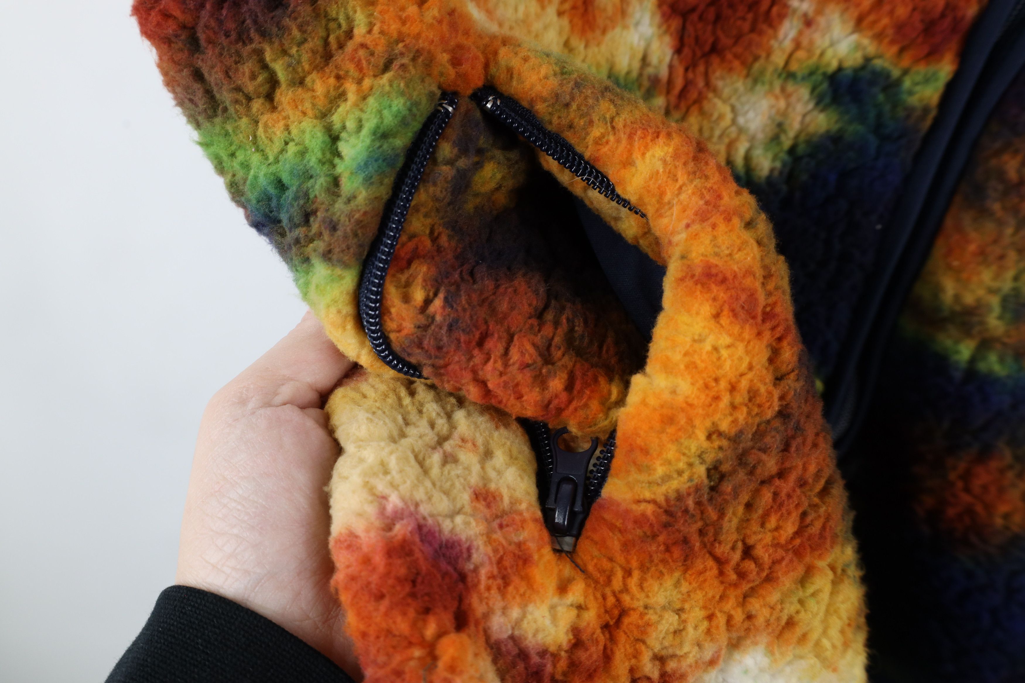 Vintage Streetwear Pile Fleece Rainbow Space Fleece Vest Jacket Size L / US 10 / IT 46 - 5 Thumbnail