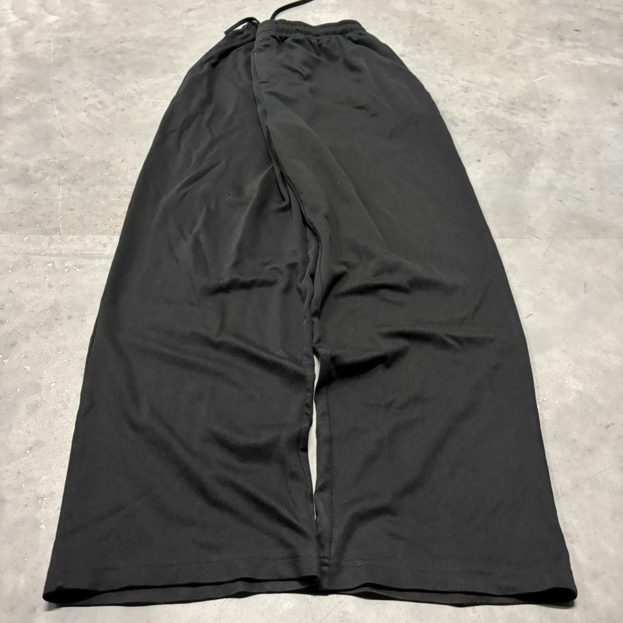 Japanese Brand × Vintage Crazy Vintage Y2K/2000s Baggy Black Streetwear Opium Essential Sweatpants! Size US 34 / EU 50 - 2 Thumbnail