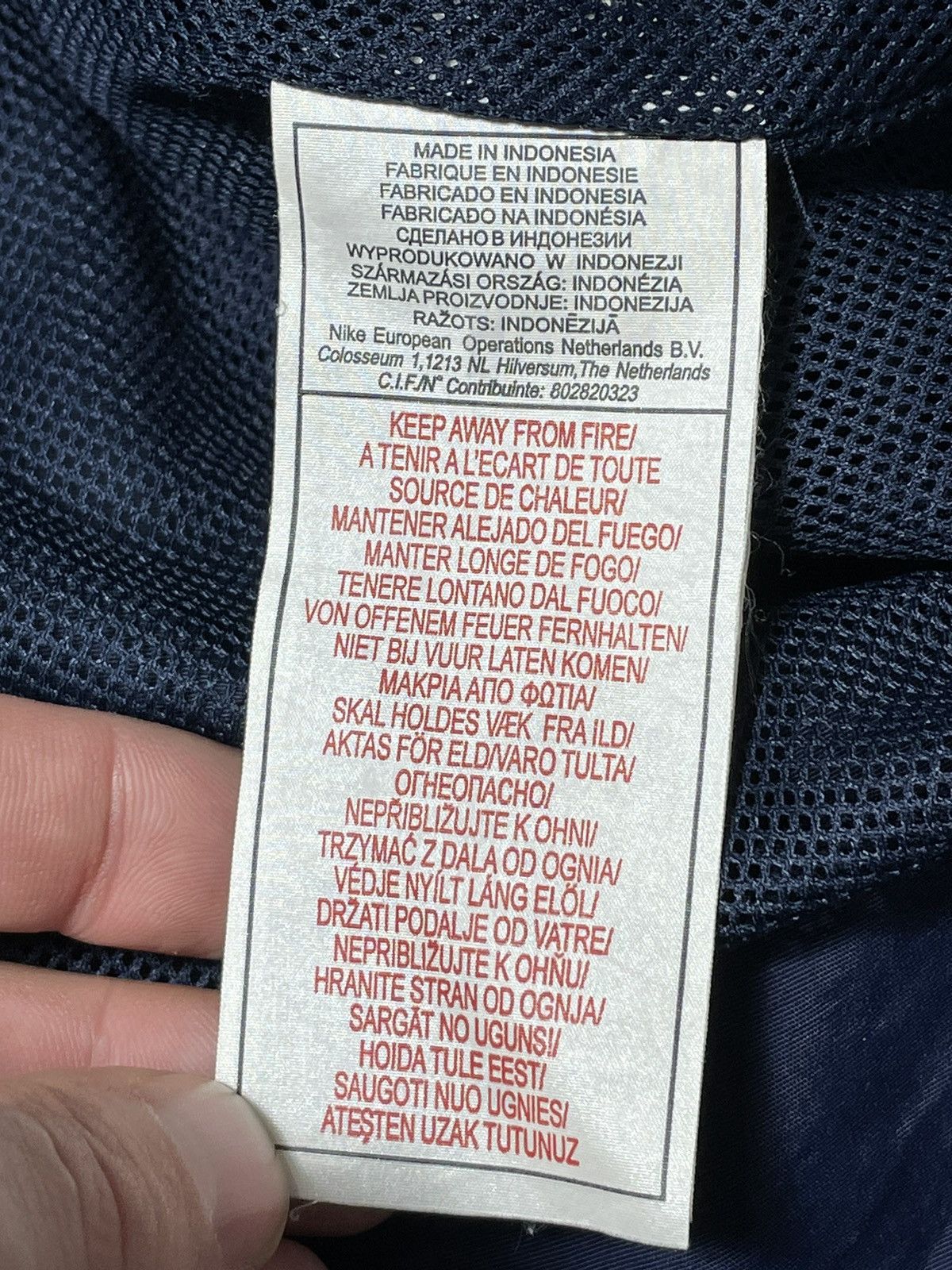 Nike × Vintage 💥Vintage Y2K Nike Nylon Anorak Hooded Jacket Swoosh Logo Size US L / EU 52-54 / 3 - 10 Thumbnail