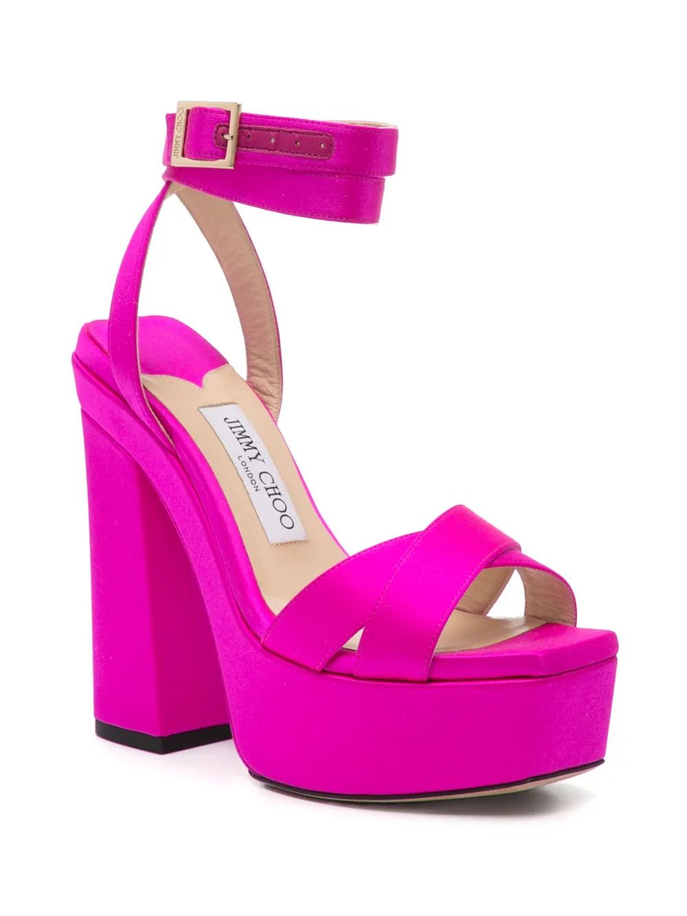 Jimmy Choo o1y0326 Sandals in Fuchsia Size US 9 / IT 39 - 2 Thumbnail