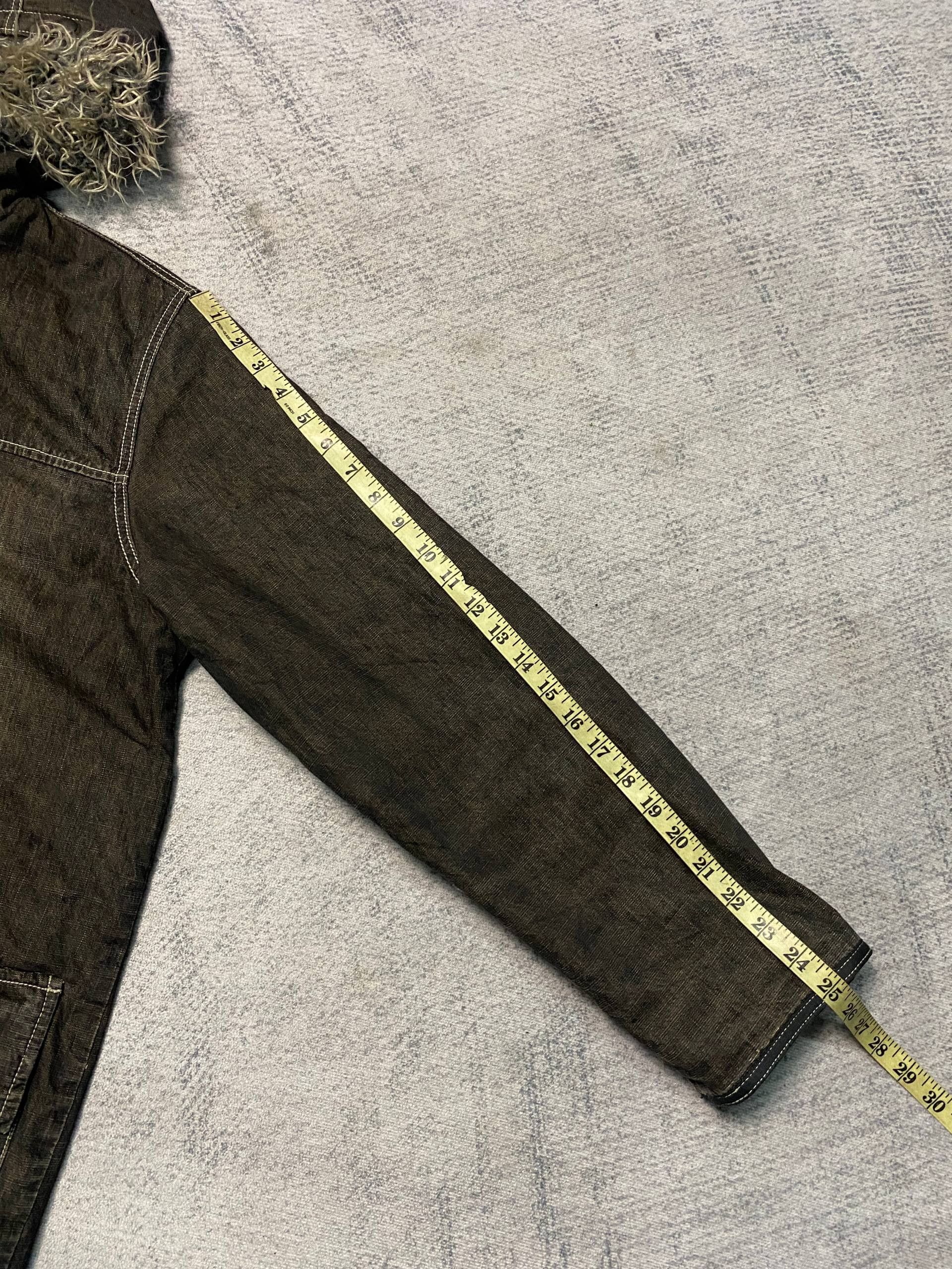 If Six Was Nine Allix+Design Y2K Japanese Grunge Fur Fireman Clasp Jacket Size US L / EU 52-54 / 3 - 16 Thumbnail