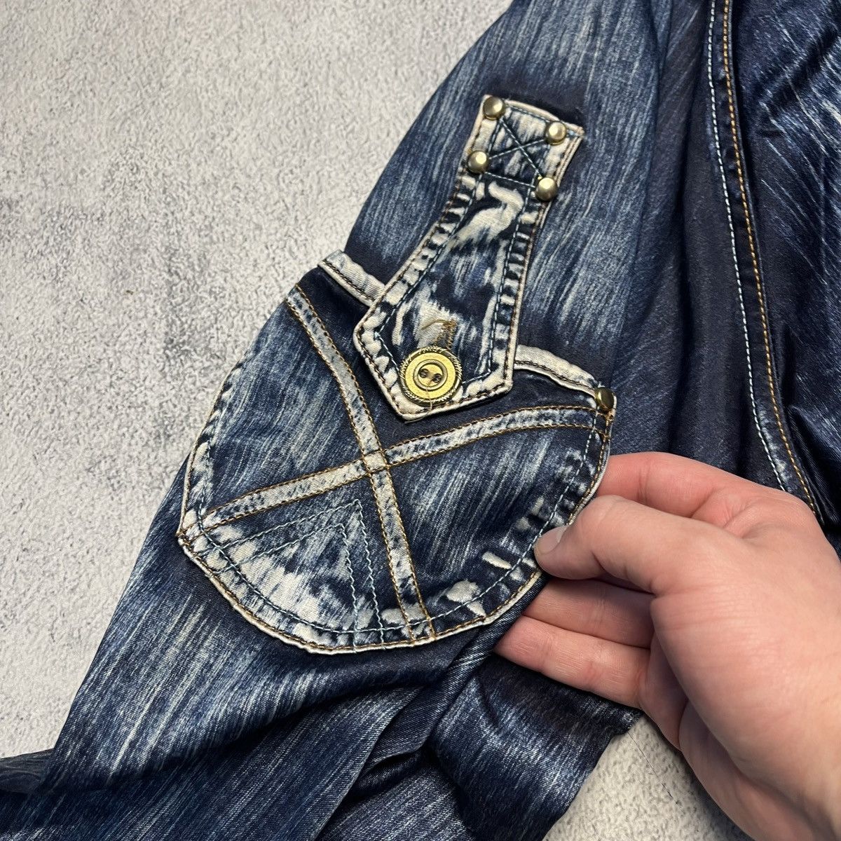 Japanese Brand × Vintage Japan vintage Ravel faded Rare y2k jacket Size US L / EU 52-54 / 3 - 7 Thumbnail