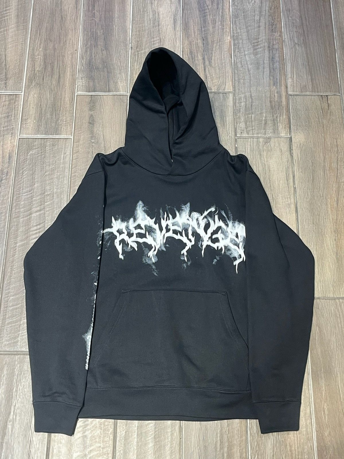 Revenge REVENGE “SMOKE LIGHTNING” HOODIE - SIZE MEDIUM - (BLACK) Size US M / EU 48-50 / 2 - 1 Thumbnail