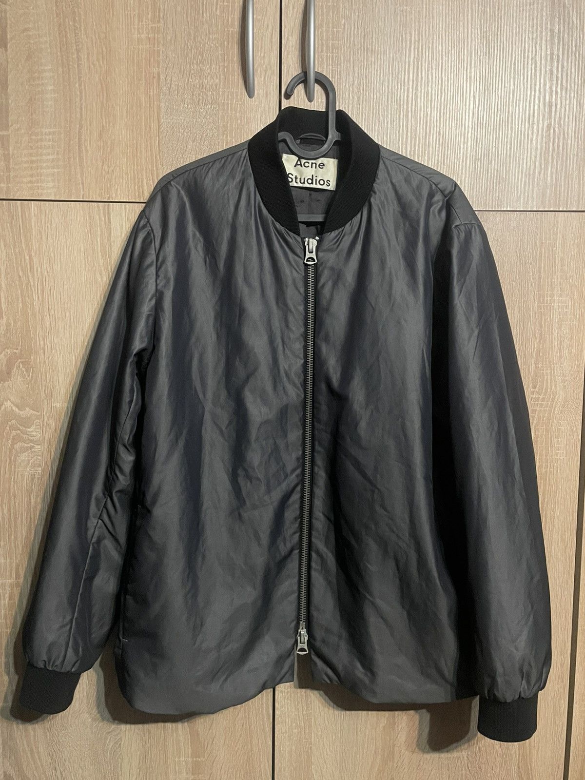 Acne Studios Navy Makio MA-1 bomber jacket | Grailed
