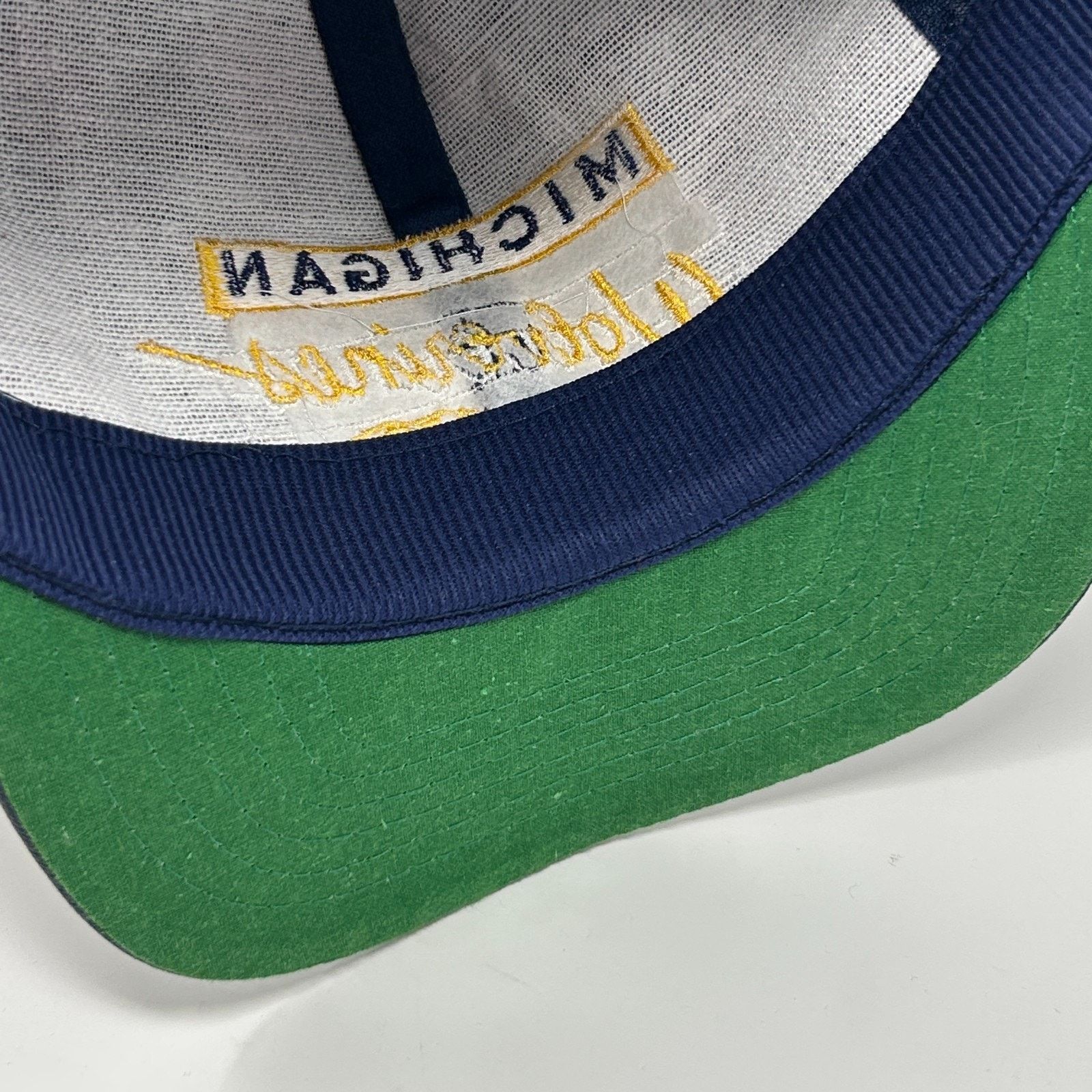 Vintage Vintage 90s Michigan Wolverines Cap Baseball Hat University Size ONE SIZE - 5 Thumbnail