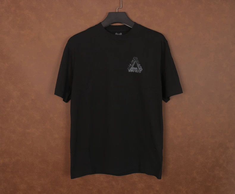 Paly Hollywood Palace Black Logo Print Short Sleeve T-Shirt-yf Size US L / EU 52-54 / 3 - 1 Thumbnail