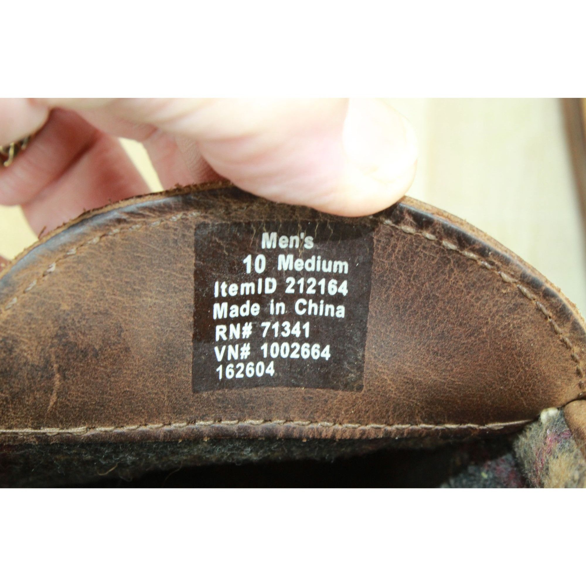 L.L. Bean LL Bean Brown Leather Flannel Lined Handsewn Slippers Size US 10 / EU 43 - 8 Thumbnail