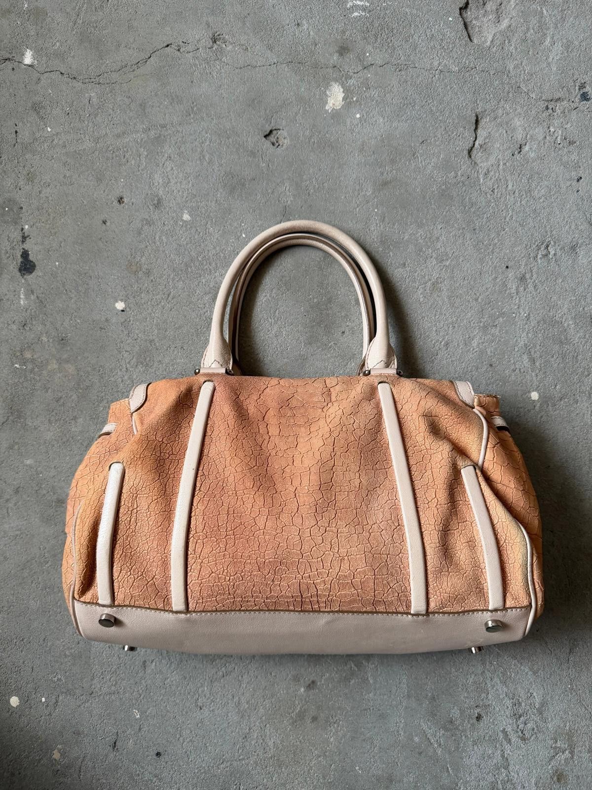 Celine Celine Logo Plate Shoulder Bag Brown/White Size ONE SIZE - 6 Thumbnail