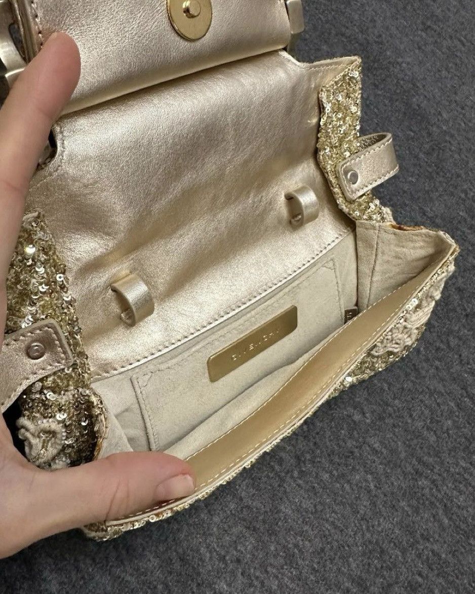 Givenchy Givenchy gold Vintage clutch with embroidery Size ONE SIZE - 5 Thumbnail