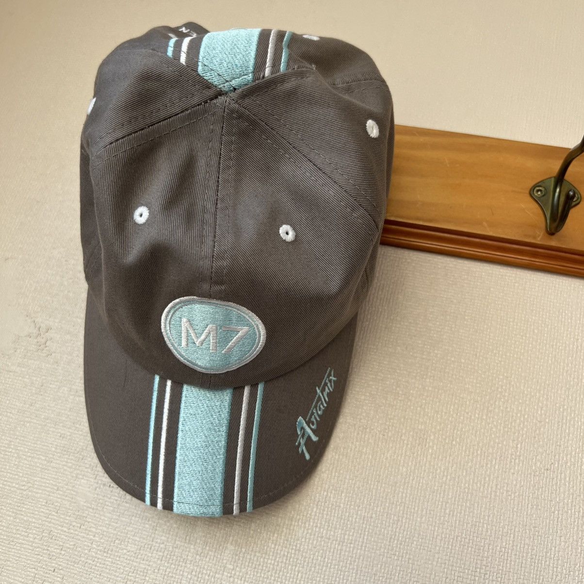 Other Method Seven Sky Aviatrix Hat M7 Logo Cotton Exterior Satin Size ONE SIZE - 1 Thumbnail
