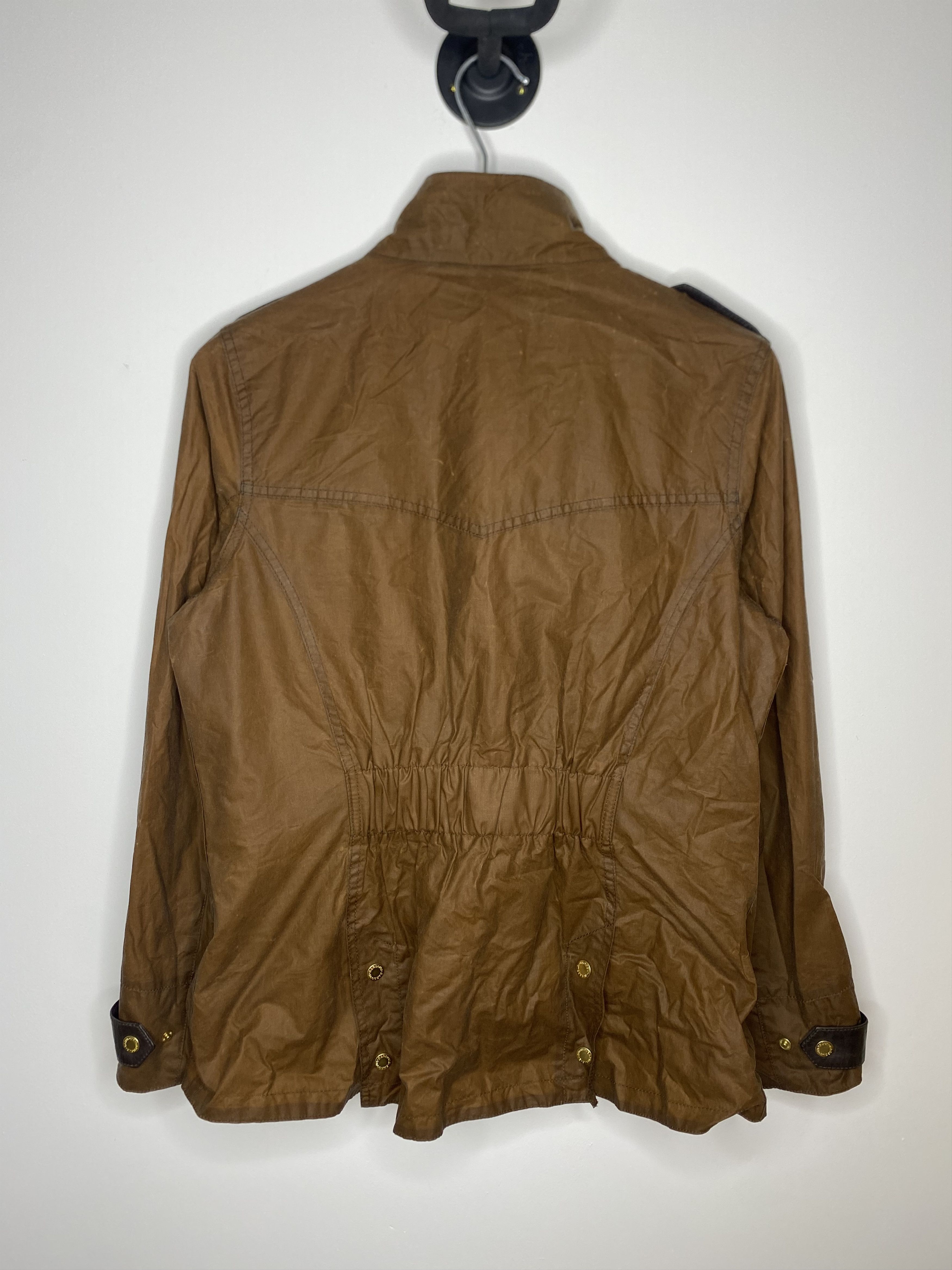 Icebreaker BARBOUR PREMIUM DEFENCE WAXED JACKET WOMEN LIGHTWEIGHT WAX Size M / US 6-8 / IT 42-44 - 2 Thumbnail