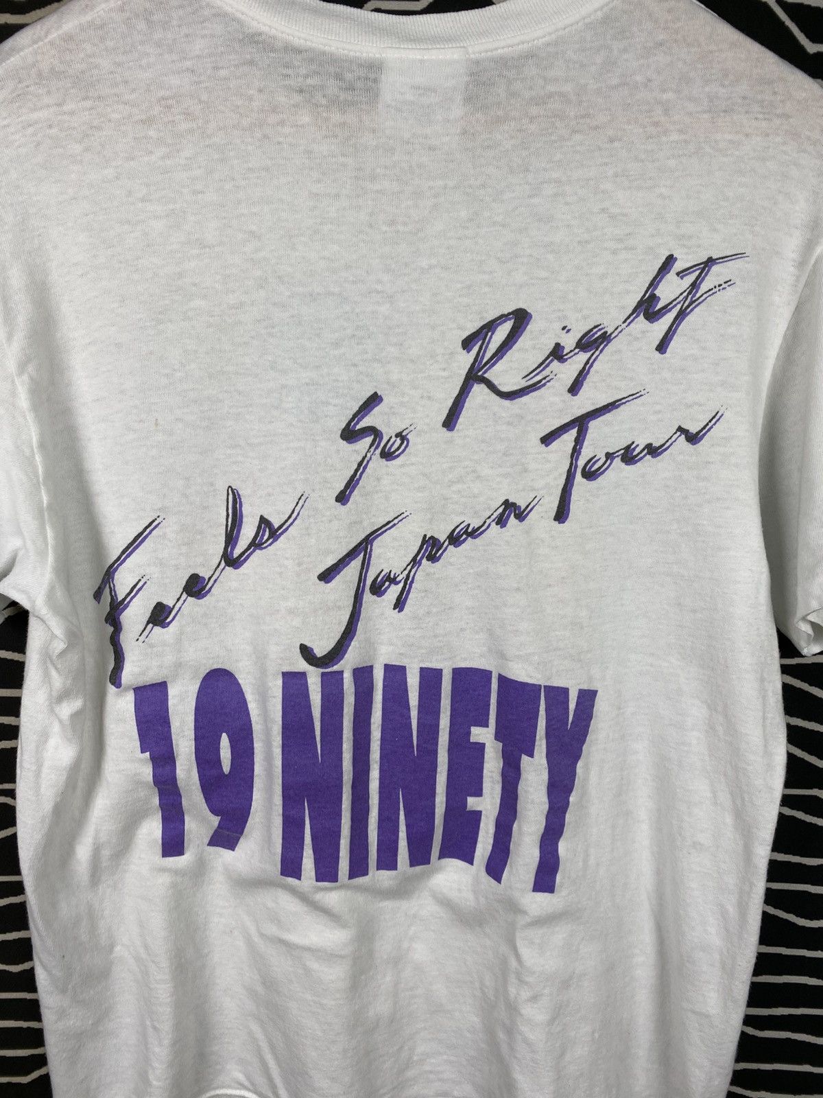 Band Tees Vintage 1989 Whitney Houston Feels So Right Japan Tour Tee Size US M / EU 48-50 / 2 - 5 Thumbnail