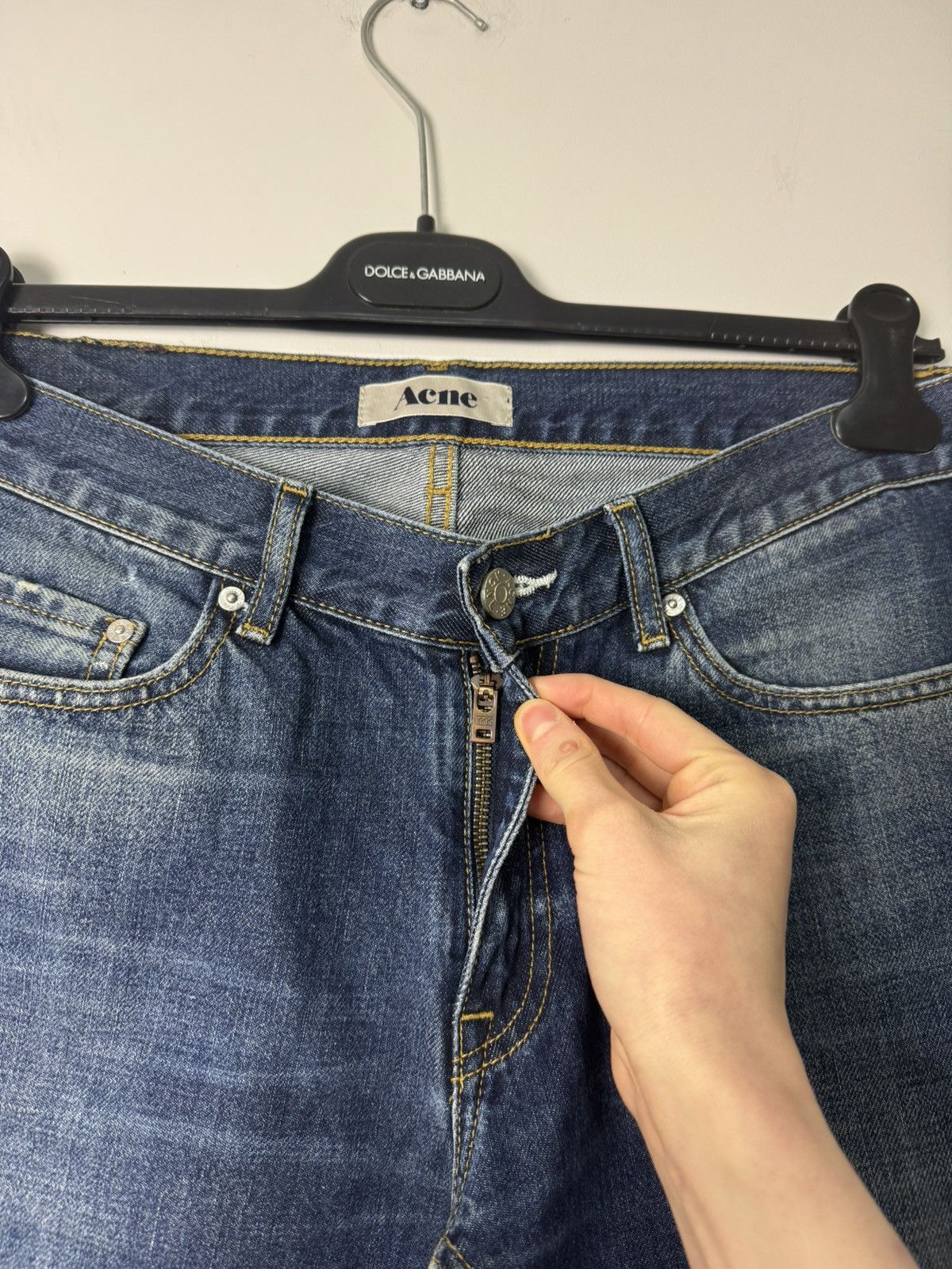 Acne Studios Vintage Acne Studios Mic Basic Blue Jeans Washed Size US 32 / EU 48 - 6 Thumbnail