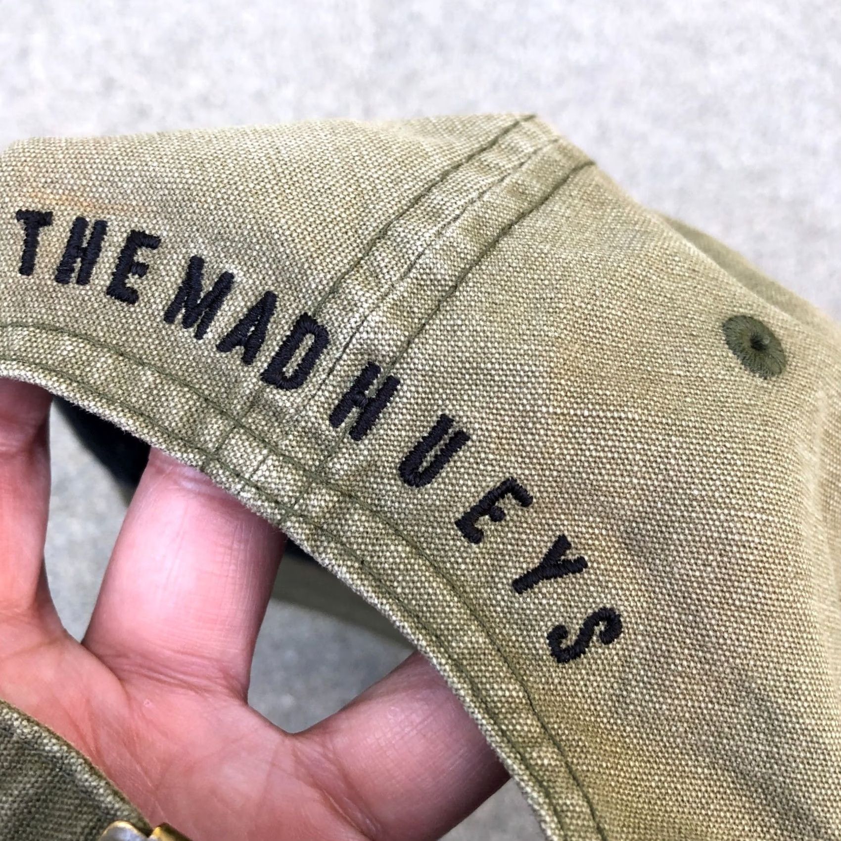 Vintage The Mad Hueys Baseball Hat Men One Size Green Adjustable Dad Cap Size ONE SIZE - 4 Thumbnail