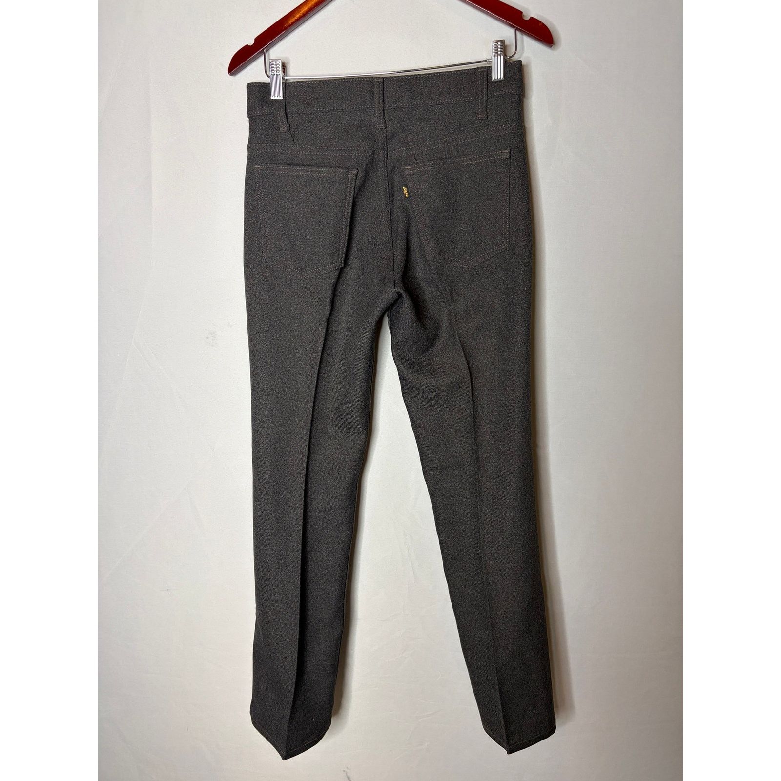 Levi's VNTG 70s Levi’s Sta-Prest Dark Grey Dress Retro Pants 30x30 Size US 30 / EU 46 - 6 Thumbnail