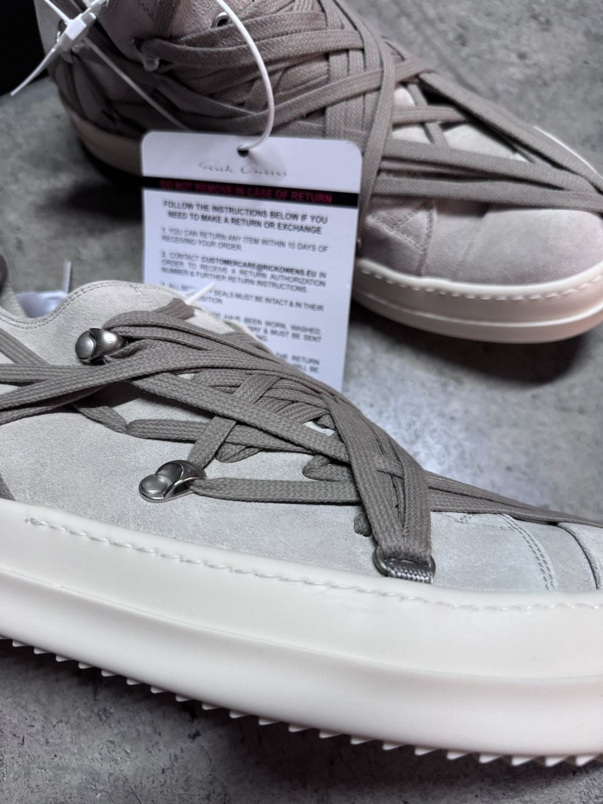 靴 Rick owens high ramones ss25 Rick Owens DRKSHDW High-Top