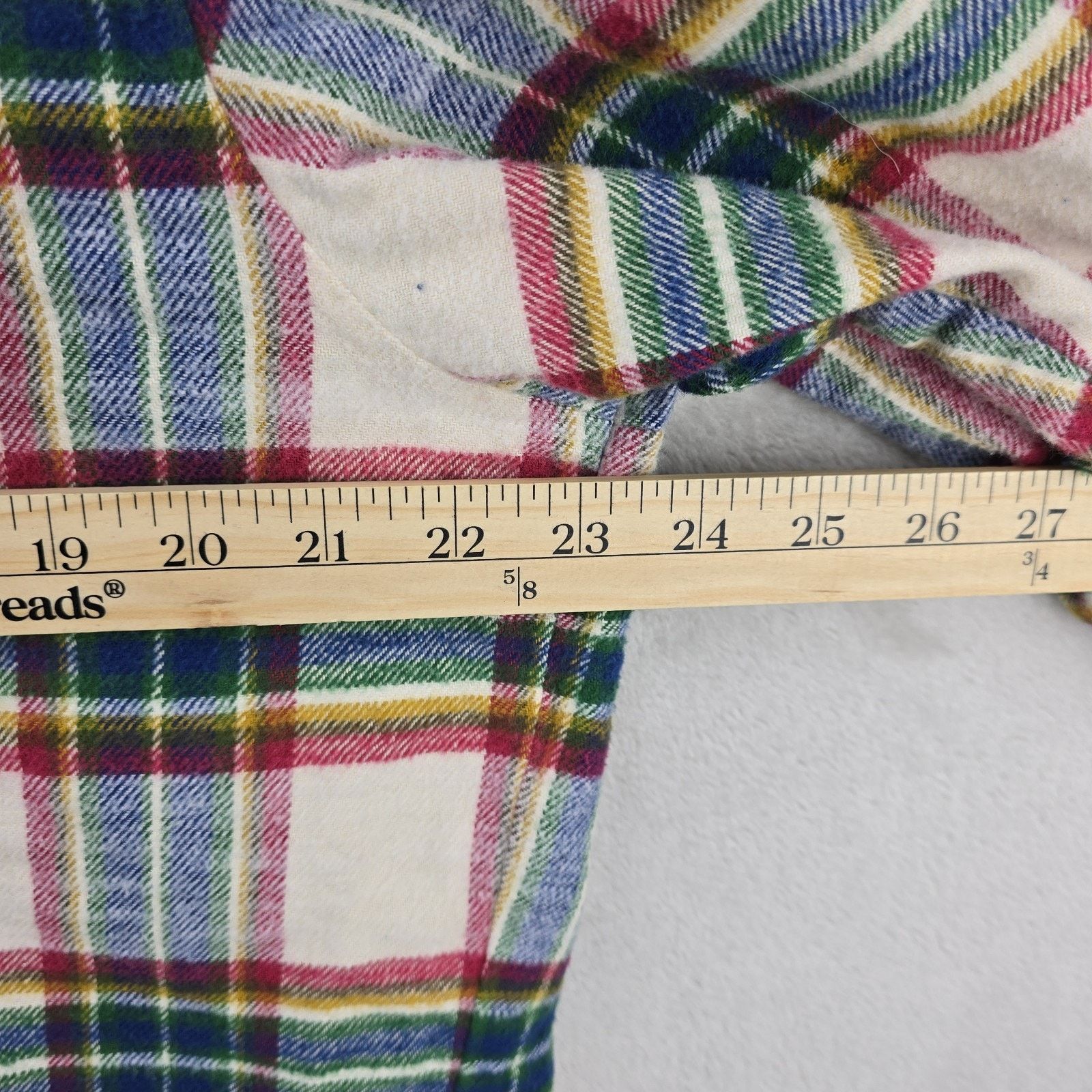 Studio Seven Studio Seven Flannel Shirt Mens XL Long Sleeve Star Patch Size US XL / EU 56 / 4 - 9 Thumbnail