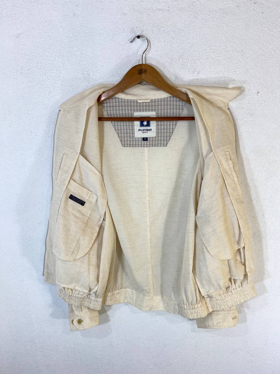 Japanese Brand vintage playboy light jacket very nice design Size US M / EU 48-50 / 2 - 8 Thumbnail