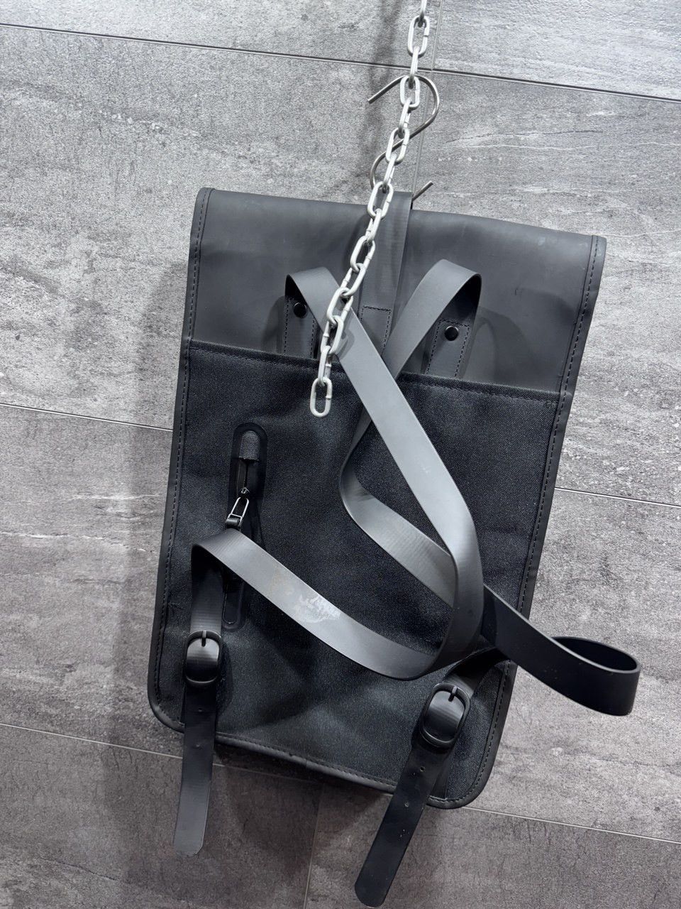 Rains Rains Backpack Black Unisex Size ONE SIZE - 6 Thumbnail