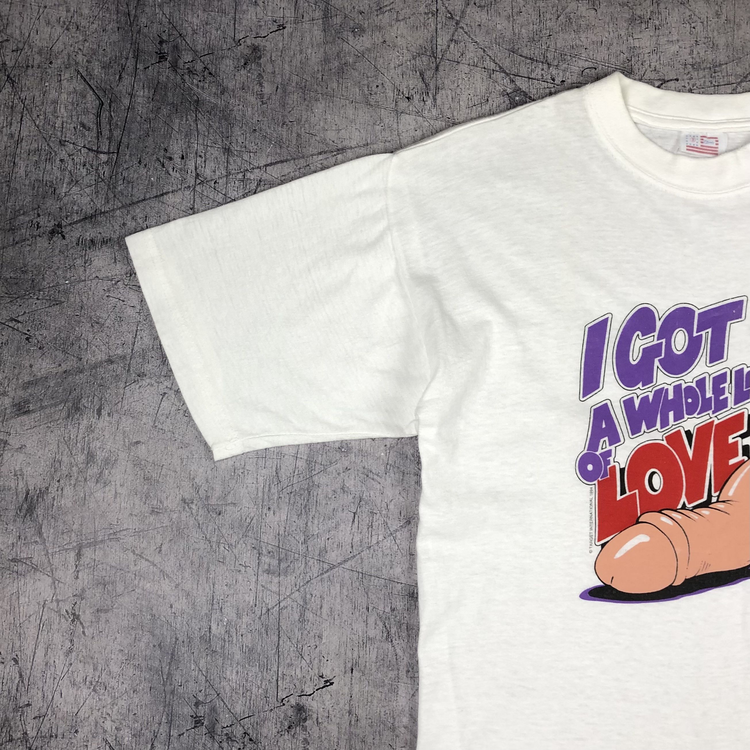 Vintage Vintage 1994 I Got A Whole Lot Of Love Tee Size US M / EU 48-50 / 2 - 11 Thumbnail