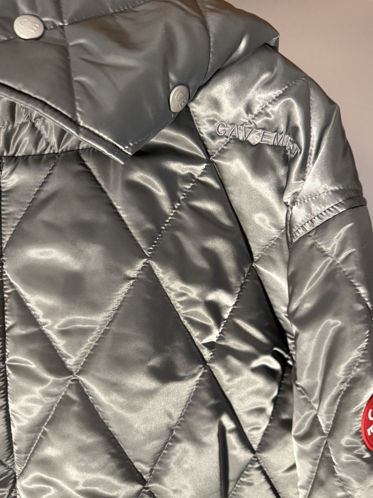 Cav Empt Cav Empt - 25 Silver Coat - L Size US L / EU 52-54 / 3 - 9 Thumbnail