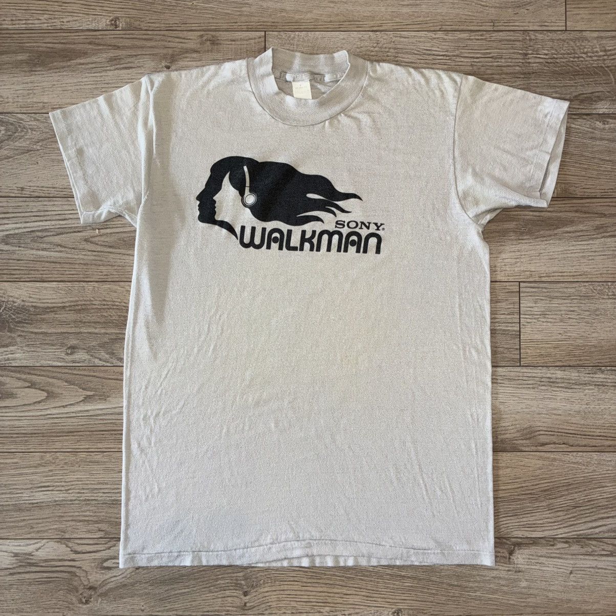 Sony 80s Sony Walkman promo tee shirt Size US L / EU 52-54 / 3 - 1 Thumbnail