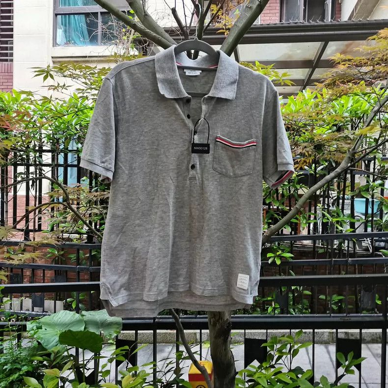 Thom Browne Thom Browne Short sleeve polo shirt Size US S / EU 44-46 / 1 - 1 Thumbnail