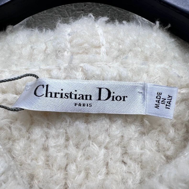 Dior DIOR Logo Printed Hooded Knit Sweater-2506 Size M / US 6-8 / IT 42-44 - 3 Thumbnail