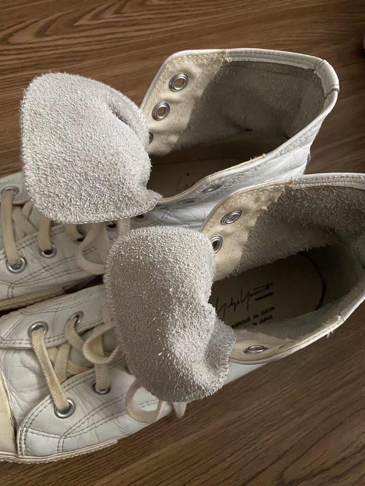 Yohji Yamamoto Yohji Yamamoto Pour Homme Leather Sneakers SS95 Archive Size US 8.5 / EU 41-42 - 4 Thumbnail