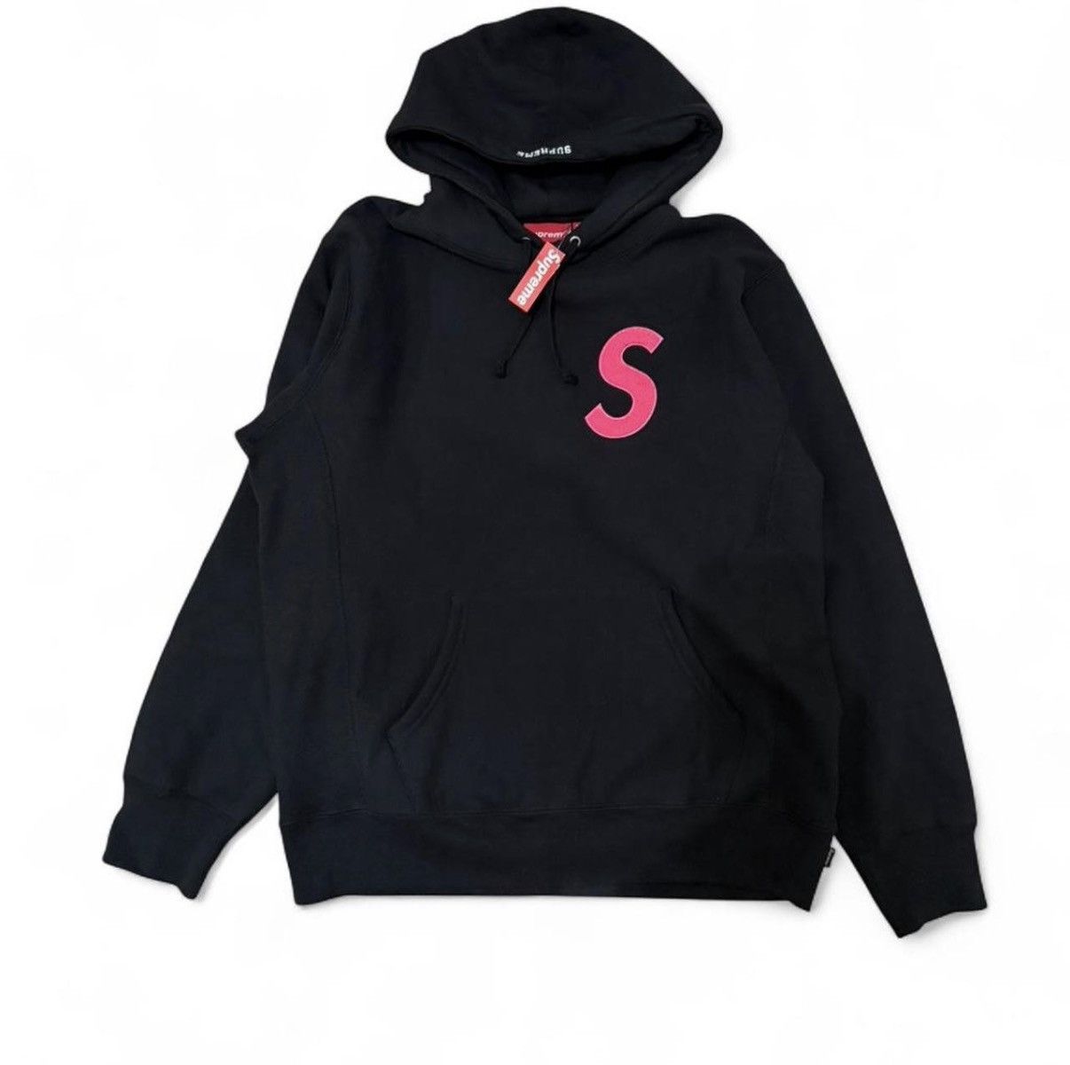 Supreme Supreme S Logo Hooded Sweatshirt Black Size US L / EU 52-54 / 3 - 1 Thumbnail