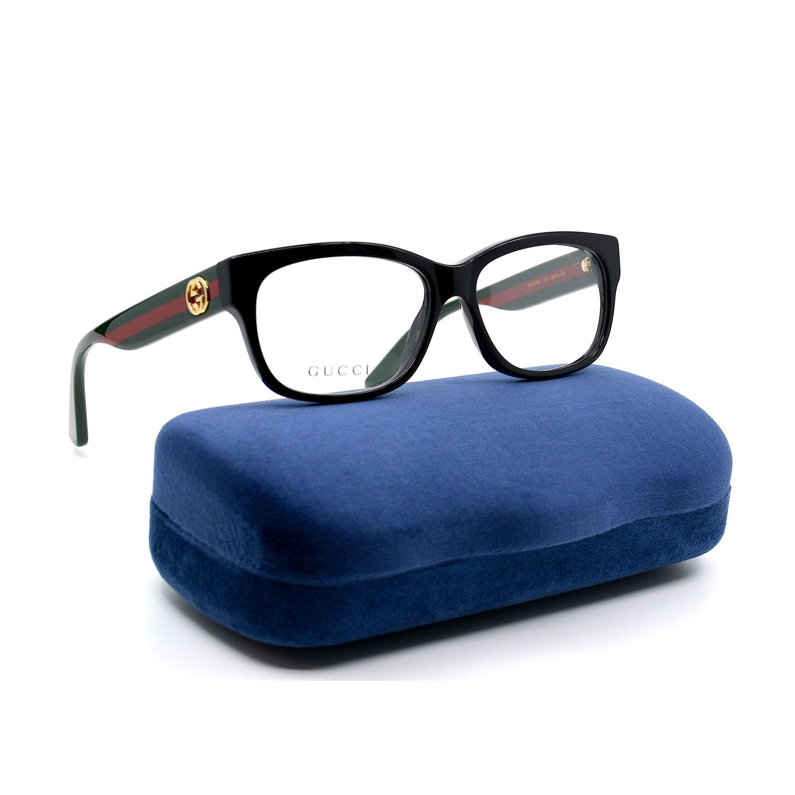 Gucci Gucci GG0278O Black Green Authentic Eyeglass Frame Italy Size ONE SIZE - 4 Thumbnail