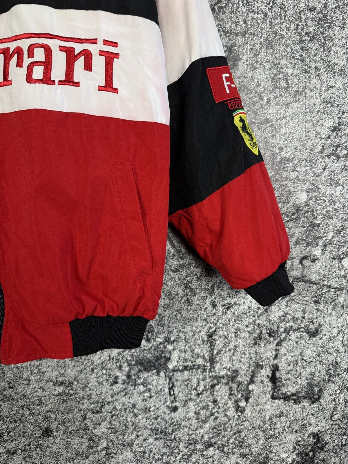Ferrari Rare Ferrari Vintage Racing Jacket F1 Schumacher Shell Sz L Size US L / EU 52-54 / 3 - 5 Thumbnail