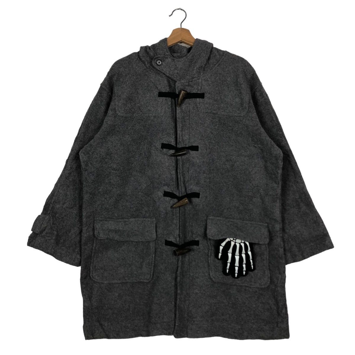 Hysteric Glamour 🔥Duffle Jacket Wool Beams Rich Grey Japan Size US M / EU 48-50 / 2 - 2 Thumbnail