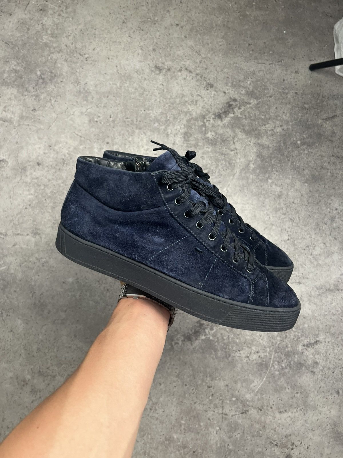Santoni Santoni High-Top Sneakers Size US 12 / EU 45 - 1 Thumbnail
