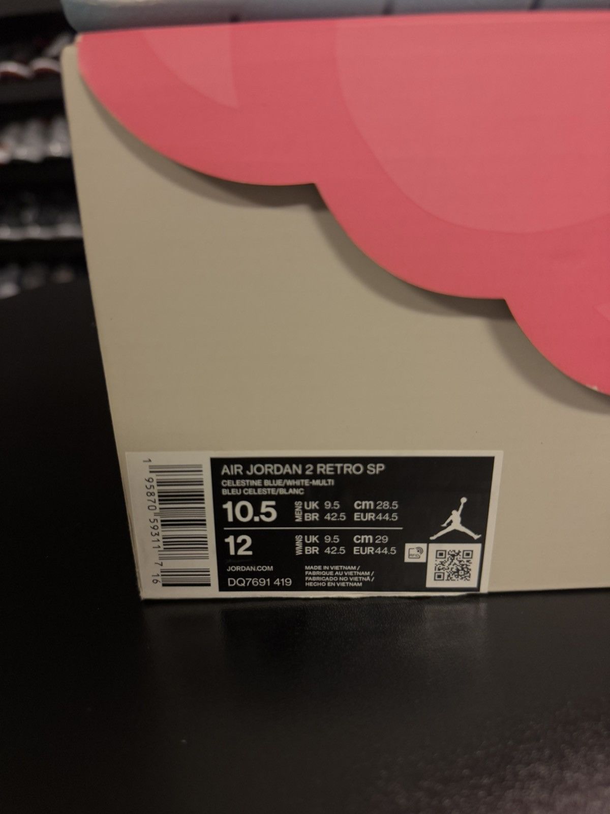 Jordan Brand × Nike Jordan 2 J Balvin Size 10.5 (DQ7691-419) Light Up Size US 10.5 / EU 43-44 - 17 Thumbnail