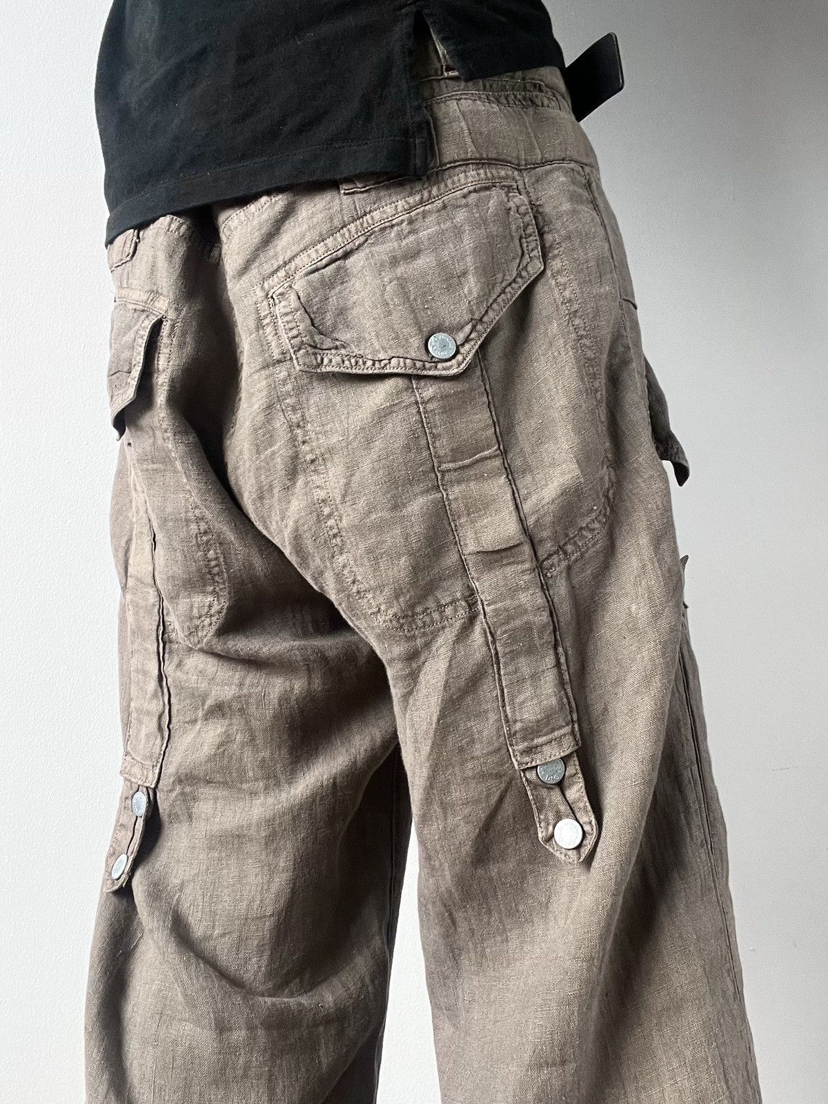 Dolce & Gabbana 2004 Dolce&Gabbana Multi Stud Cargo Pants Size US 33 - 6 Thumbnail