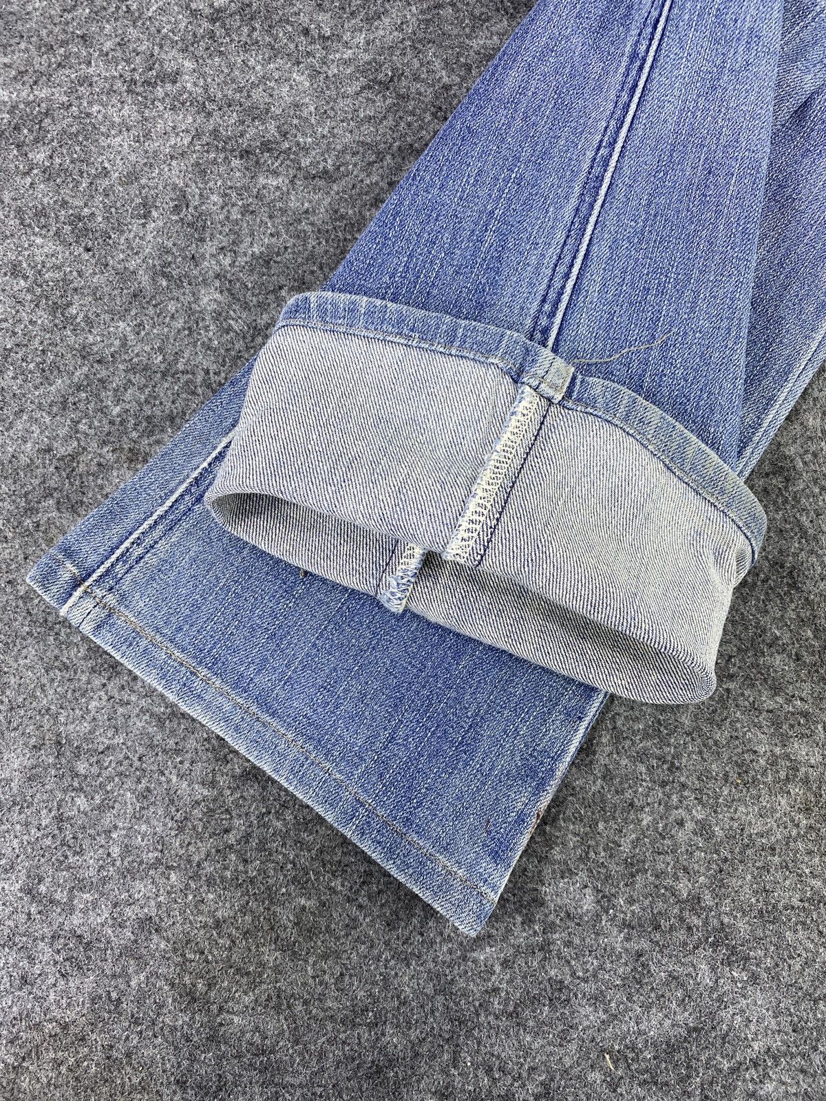 Levi's Vintage Levis Perfect Body Flare Blue Wash Jeans - J1024 Size 25" / US 0 / IT 36 - 13 Thumbnail