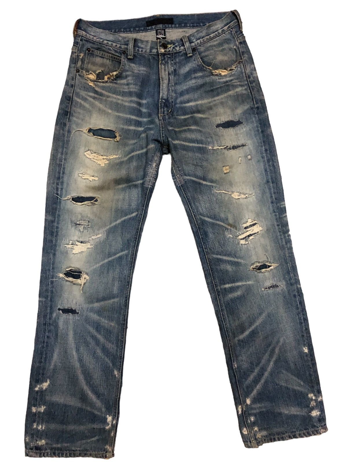 Other Groove Grand Distressed Denim Pants Size US 34 / EU 50 - 1 Thumbnail