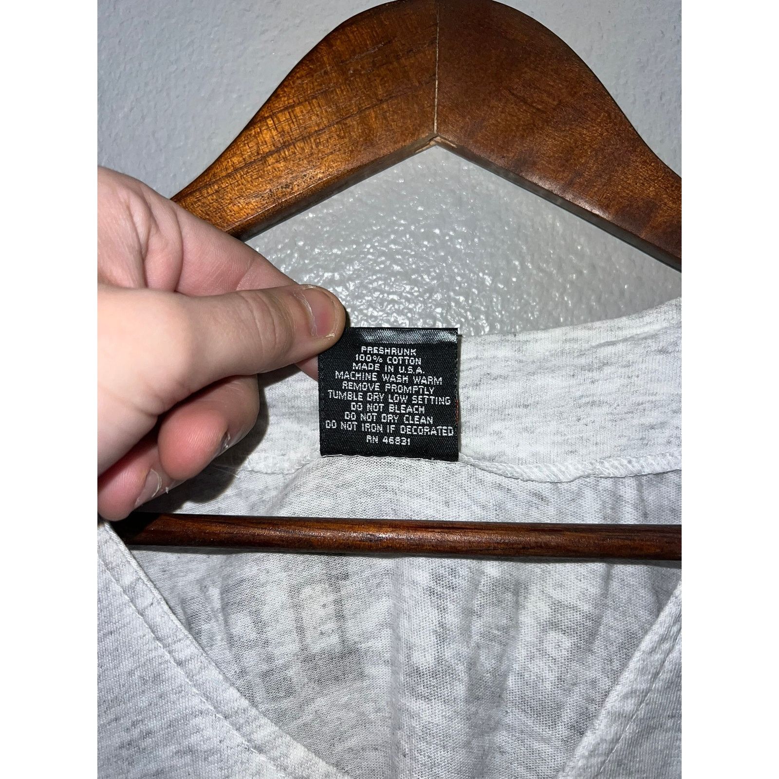 Vintage Vintage Cotton Jersey Scheibel Dry Wall Gray baseball 90s L Size US L / EU 52-54 / 3 - 6 Thumbnail