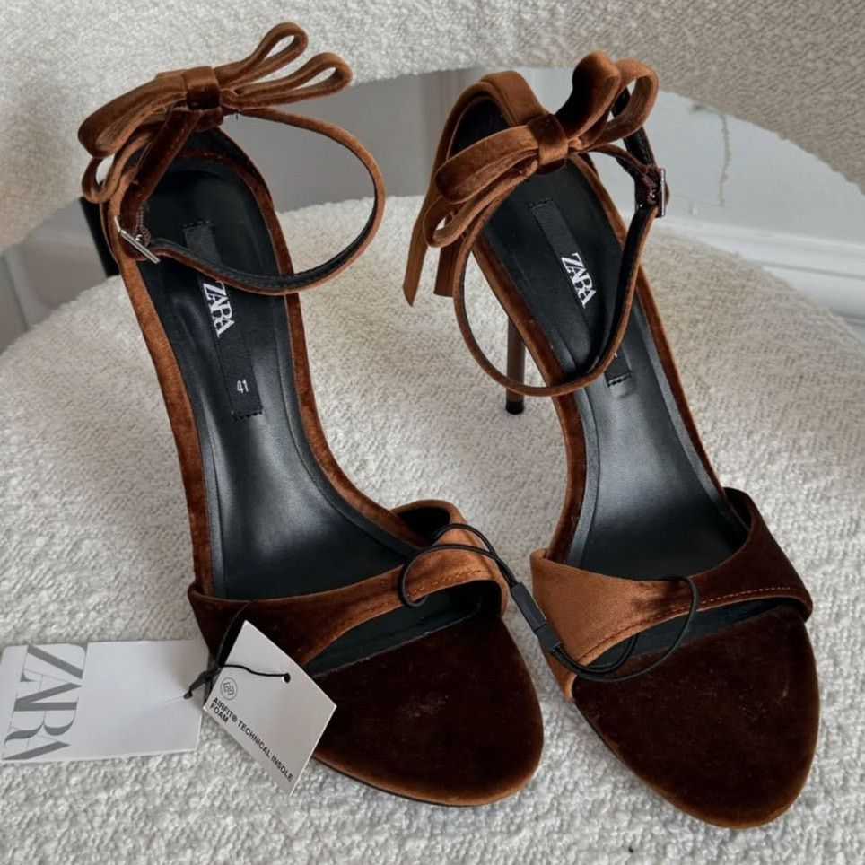 Zara ZARA High Heels with Bow NWT Size US 10 / IT 40 - 2 Thumbnail